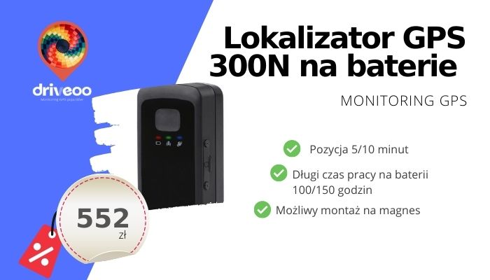 lokalizator GPS na akumulator